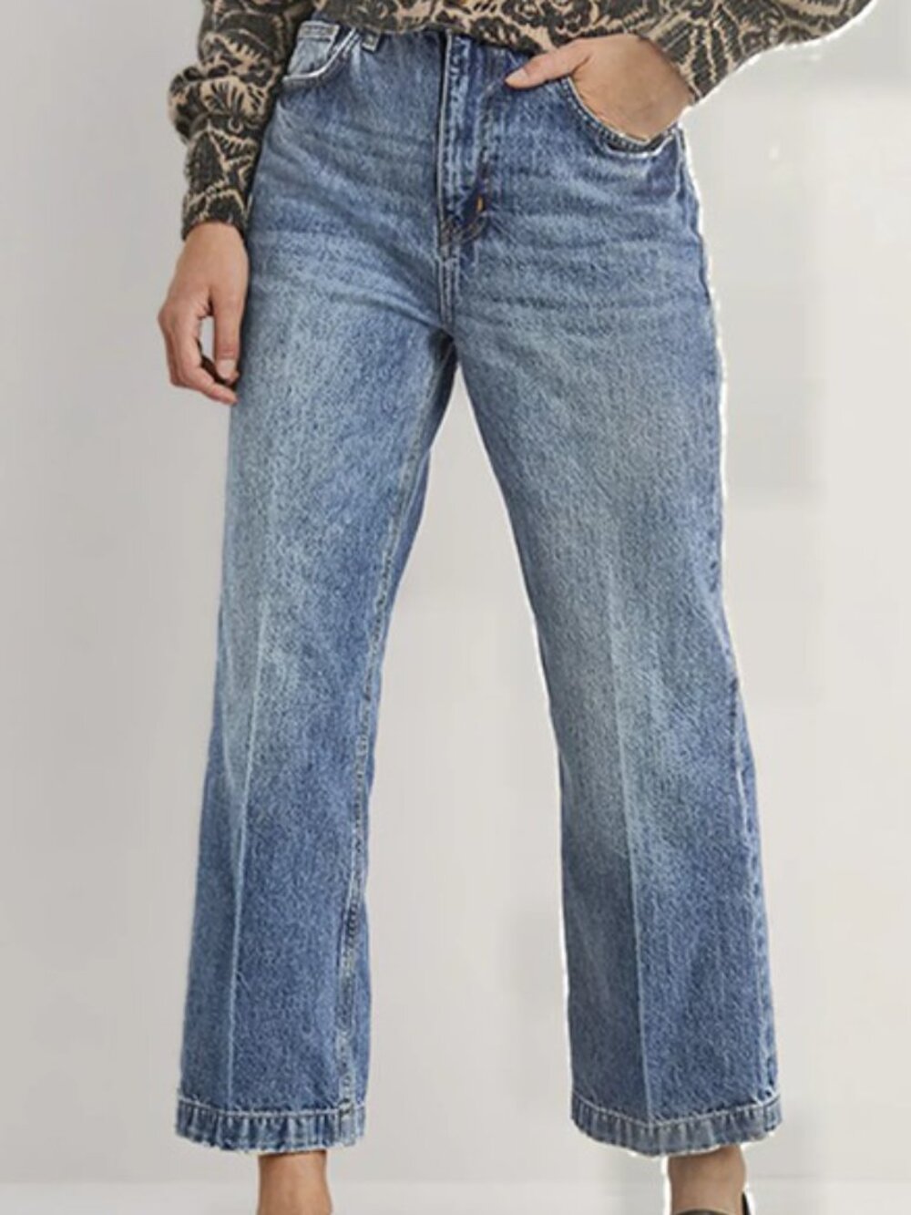 NWT Boden Rigid Cropped Flare Jeans, sz 10